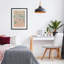«Butterfly Cluster» sur rose, reproduction encadrée sous verre, design par Petal Prints Design-1332341336-1332341351