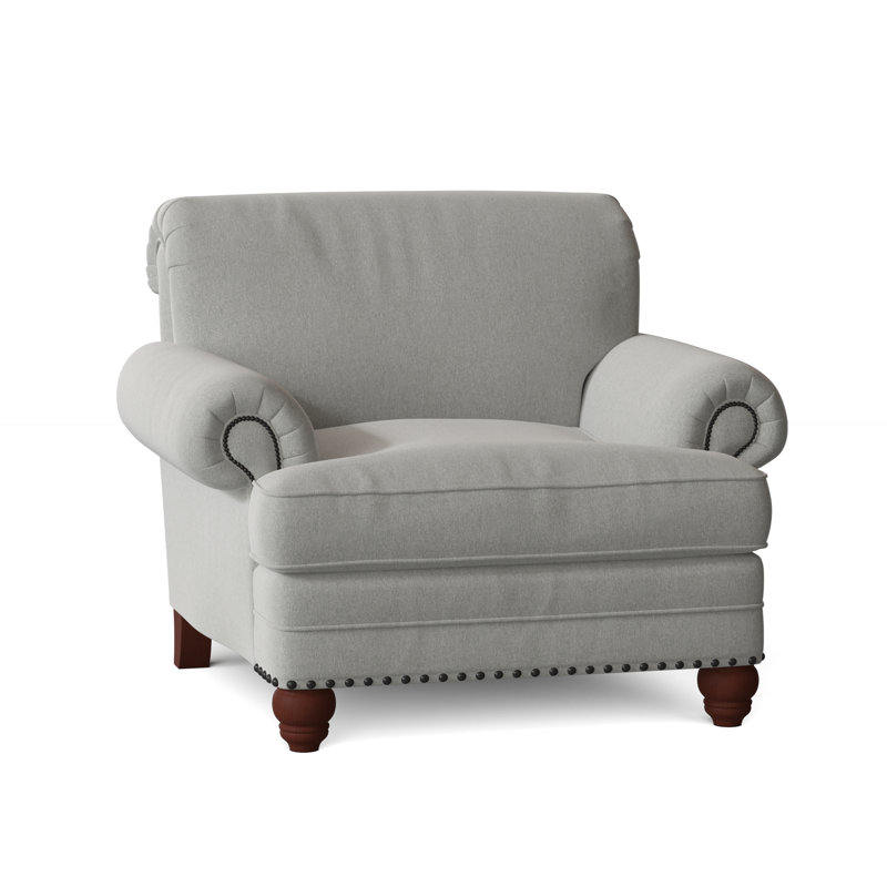 Fauteuil Ballester, Popstitch 21 colombe, Manhattan, Laiton foncé
