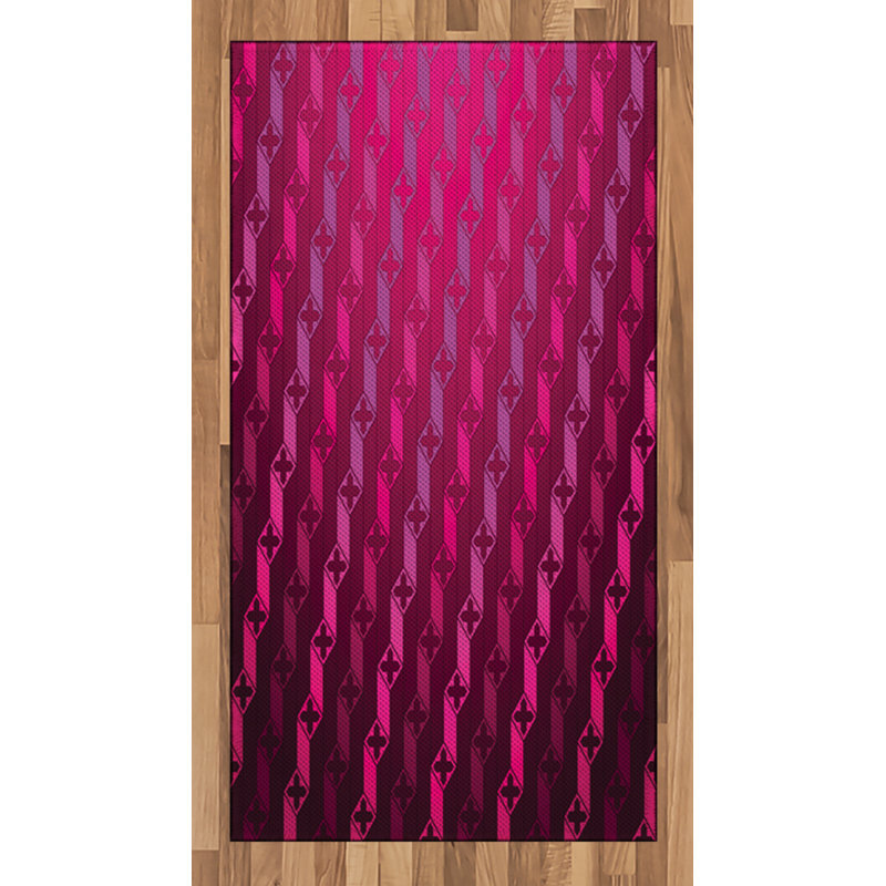 Magena High Density Long Fiber Poly Threads Decorative Area Rug Carpet, Rectangle 2'7" x 5'