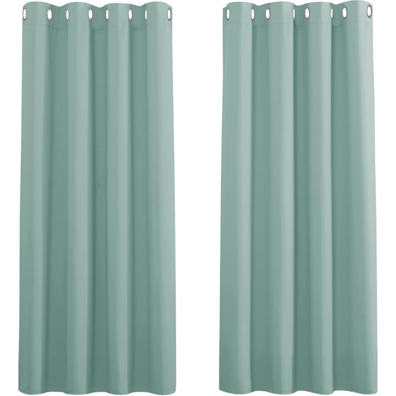 Blackout Curtain, Light Green