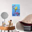 Art mural oiseau jaune et jaune-1448537446