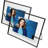 Set Of 2 Black Floating Frames (8"x10", Horizontal)