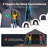 KING BIRD 10' x 15' Round Style Garage Shelter Anti-Snow Heavy Duty Storage Shelter Carport Portable Canopy Storage Shelter Shed-120699655