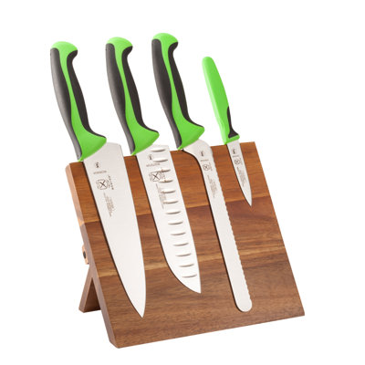Mercer Cutlery Millennia 5 Piece High Carbon Stainless Steel Knife Block Set