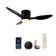 42" Smart Flush Mount Ceiling Fans With Lights Remote