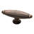 (5 Pack) 2-1/2 inch Traditional Fluted Knob Bronze with Copper Highlights