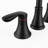 High Arc Double Handle Widespread Bathroom Faucet With Pop-Up Drain Assembly In Oil Rubbed Bronze-123202624