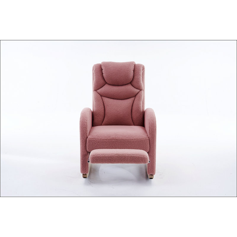 Chaise berçante Teddy, Rose
