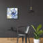 «Bleu psychédélique 1» par Danhui Nai, art mural en verre acrylique-888325529