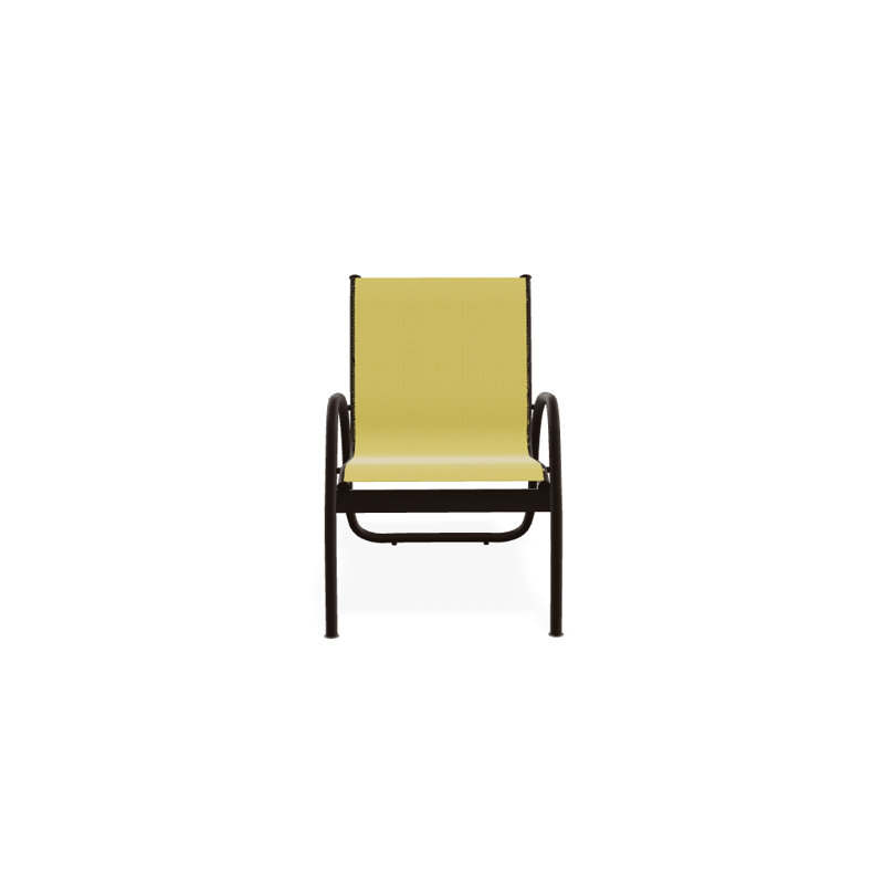 Fauteuil de patio Gardenella, Kona texturé, Jaune 43D