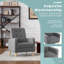 Oka Upholstered Linen Armchair-1930285142