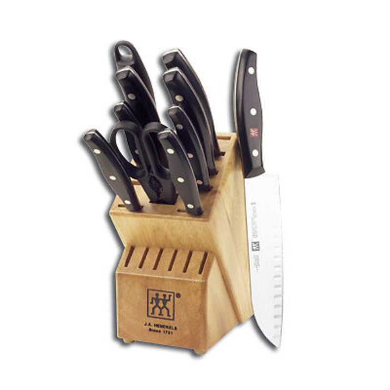 Zwilling Twin Signature 11-Piece Stainless Steel Knife Block Set