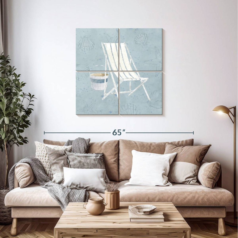 Aletra Serene Seaside I, 38" H x 38" W