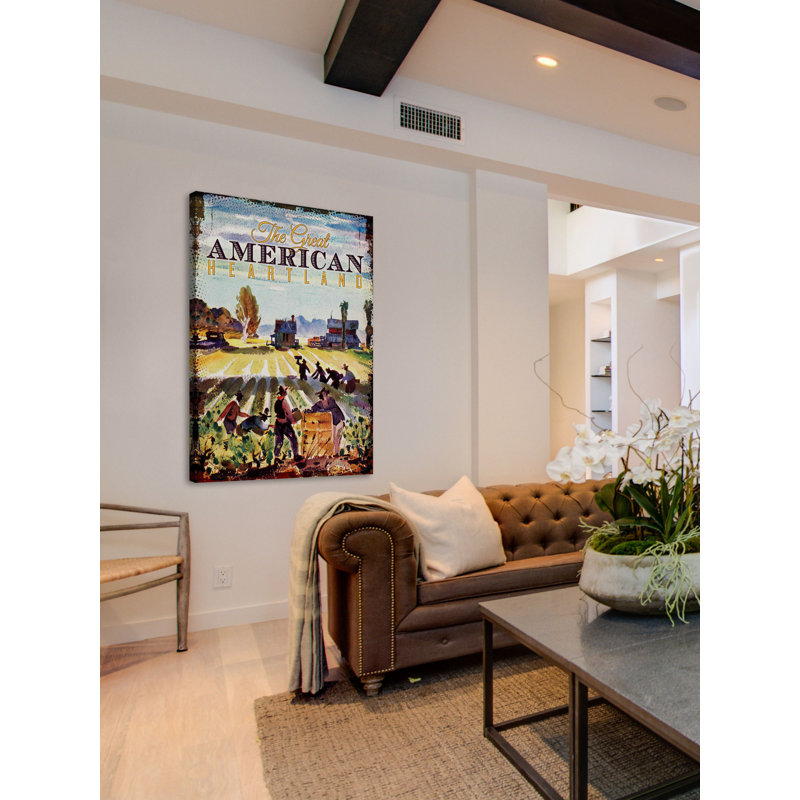 Farm Veggies - Wrapped Canvas Print, 91 cm H x 61 cm W