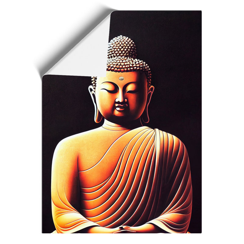 Vibrant Buddha - Wall Art, Paper, 29.7cm H x 21cm W