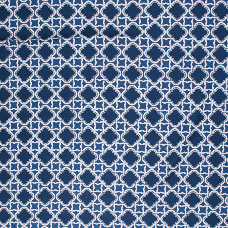 Suite 100% Cotton Fabric, Navy