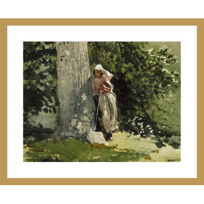 Usé par Winslow Homer - impression giclée encadrée