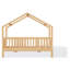 Lit pour tout-petits avec tiroirs de rangement et commode à plateau relevable, lit en bois massif avec barrières de sécurité et barrière, structure de lit de jeu pour enfants, compatible avec les matelas standard pour tout-petits américains