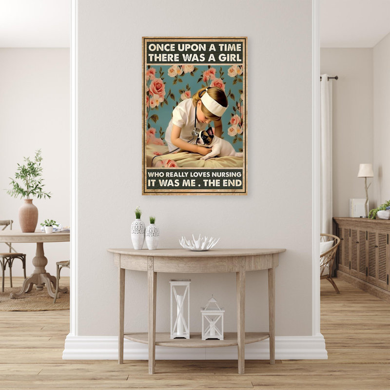 Une fille qui aime vraiment l'allaitement 1, impression sur toile, H 36 po x l 24 po x P 1,25 po
