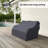Arikka 55.5'' Wide Straight Eucalyptus Loveseat Cover