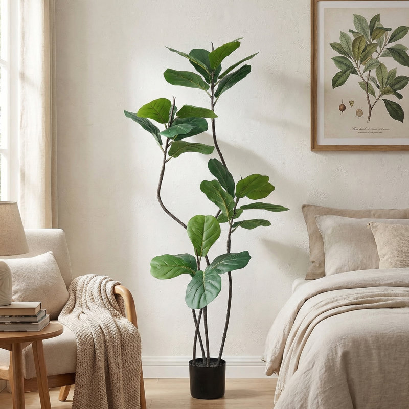 Fausse plante, H 63 po x l 27,56 po