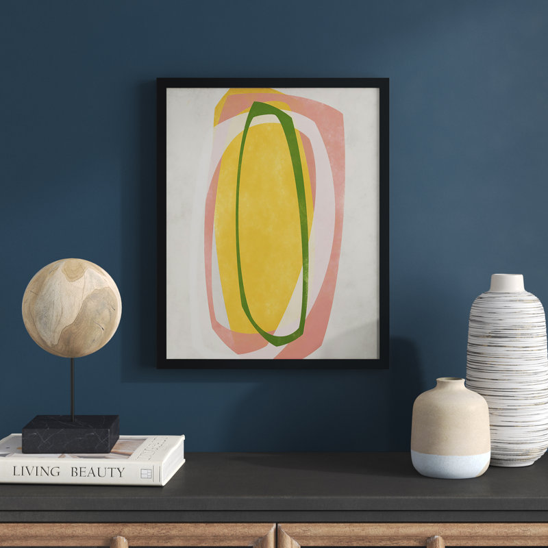 Orbit 12 by Jacques Pilon, Black Framed, 20" H x 16" W