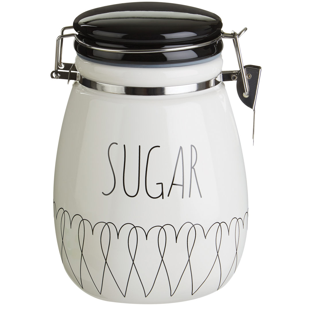 Soultz Stoneware Jar – Clip Top Lid Sugar Canister