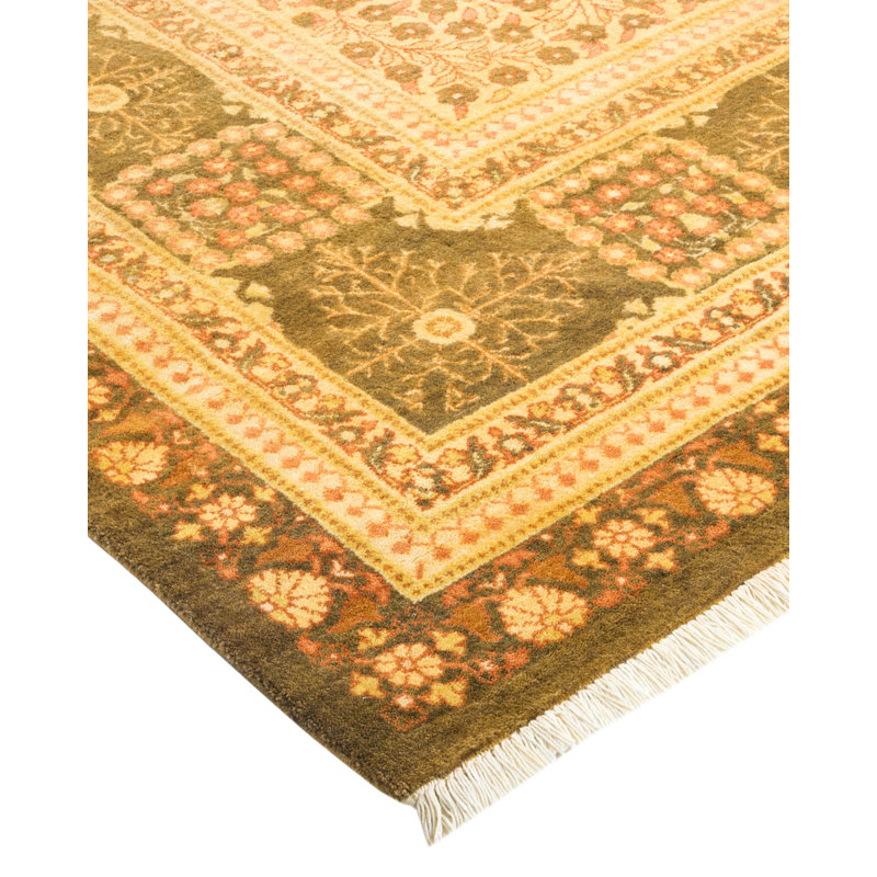 Classic One-of-a-Kind 6' 1" x 8' 10" Hand Knotted Area Rug