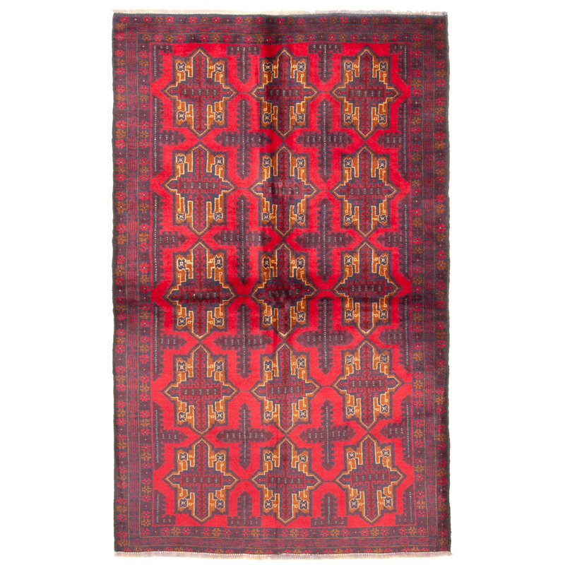 Wiley Red Rug 3'8" x 5'11"