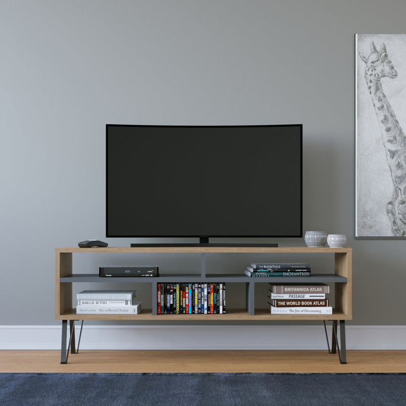 Chayten TV Stand for TVs up to 55", Natural/Gray