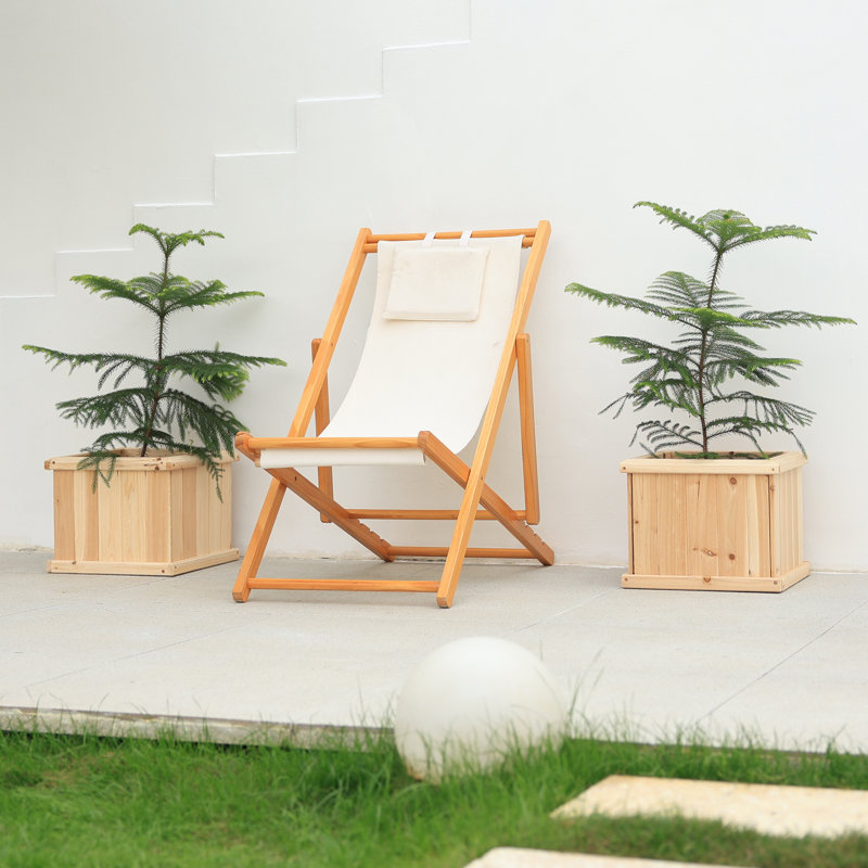 Barros Cedar Wood Raised Garden Bed Planter Box with Bottom Board, Drainage Holes and Liner, 30.5cm H x 38.1cm W x 38.1cm D