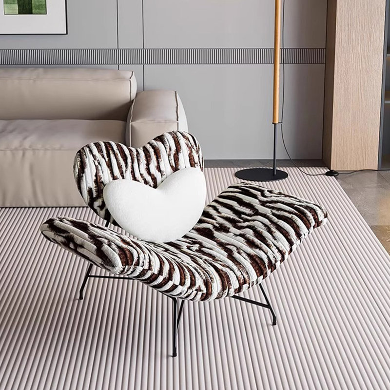 Fauteuil de loisir léger et luxueux de style minimaliste, idéal pour le salon