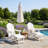 2 - Person Soft Back Outdoor Rocking Wicker Bistro Set-1396102071