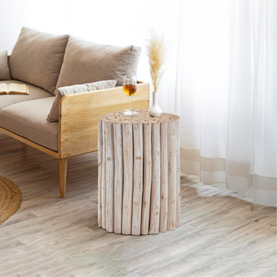 Table de bout blanche