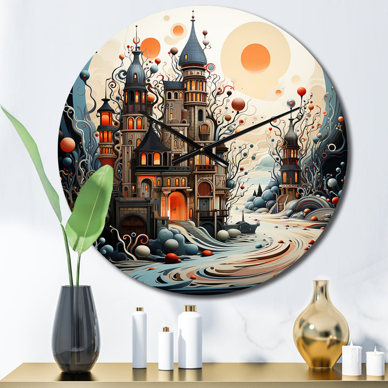 Horloge murale Dreamy Castle II, Moyenne
