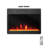 Cassella 22.99'' W Black Electric Fireplace Insert