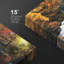 «Beautiful Water Fall with Fall Colors», art sur toile-101091391-101091390