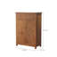 Armoire décorative en bois massif de style thaïlandais