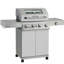 Housse de protection offerte | Barbecue à gaz propane Monument Grills, grand modèle à 4 brûleurs, en acier inoxydable robuste, style armoire