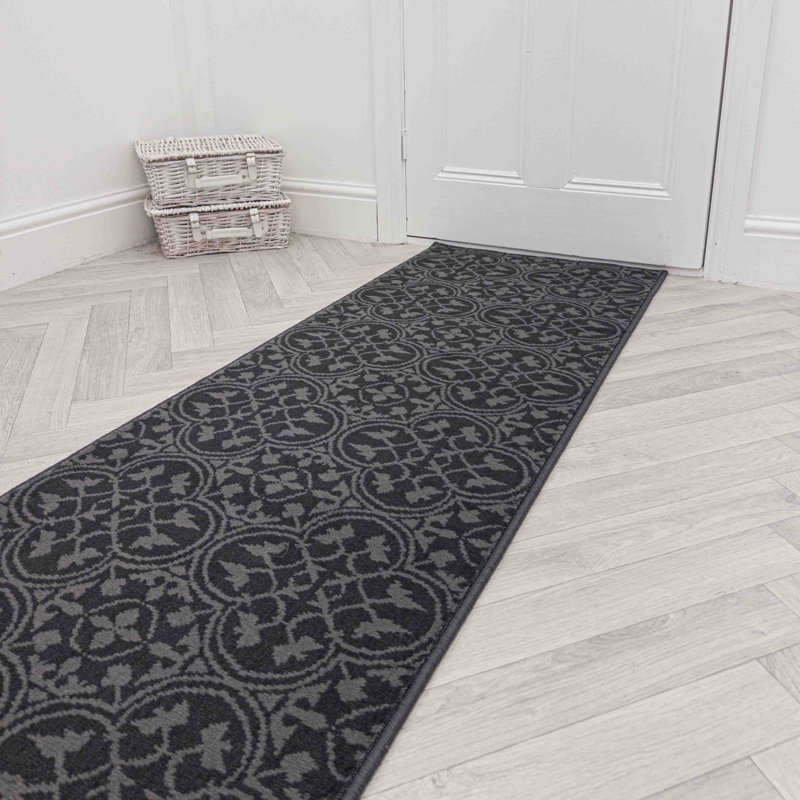 Runner Geometric Shapes Area Rug, Runner 60 x 240 cm