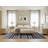 Machine Washable Horizontal Stripes Gray Area Rug-1498590749