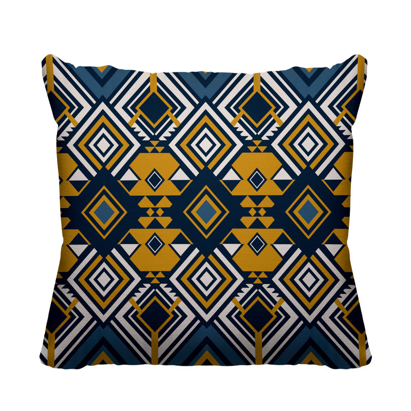 Housse et insert de coussin extérieur d'extérieur, L 17 po x H 17 po, Or