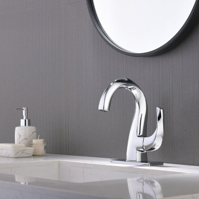 Robinet de salle de bains monotrou avec ensemble de drainage