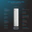 Dual-Flush Elongated Wall Mounted with Tornado Flush (Seat Included)