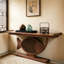 Console en bois de style médiéval-129992641