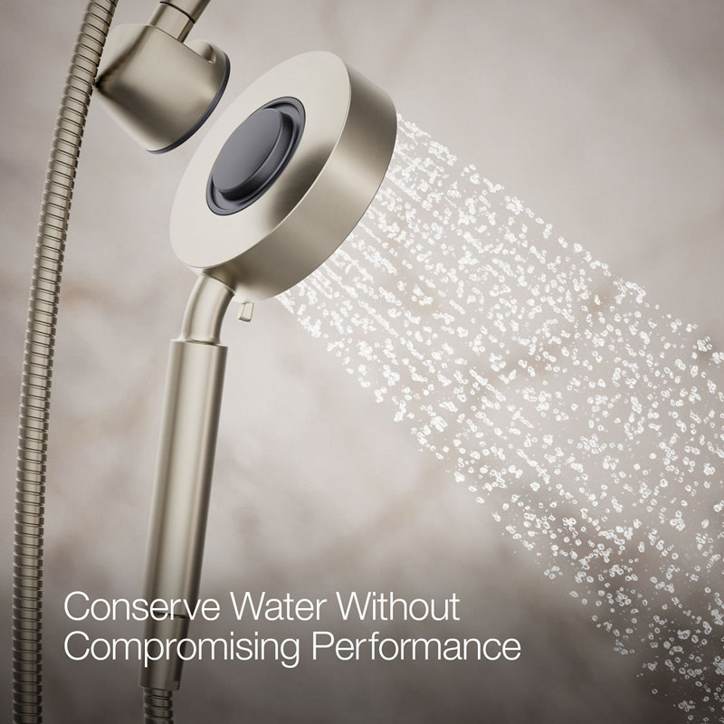 Purist® 2.5 GPM 2-In-1 Multifunction Shower Combo Kit, Vibrant Brushed Nickel