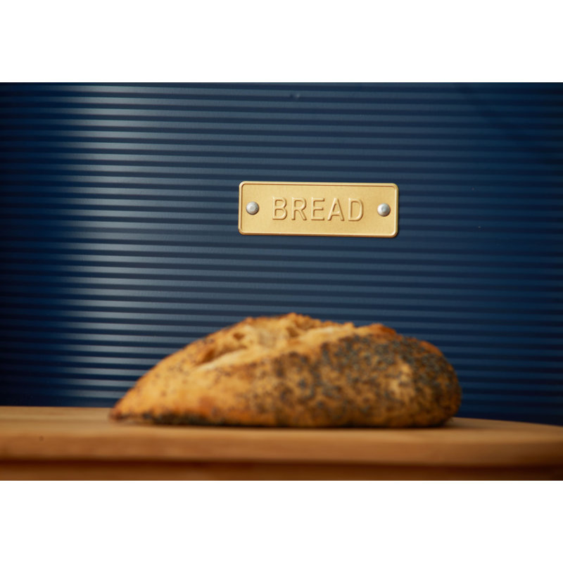 Otto Bread Bin, Navy Blue