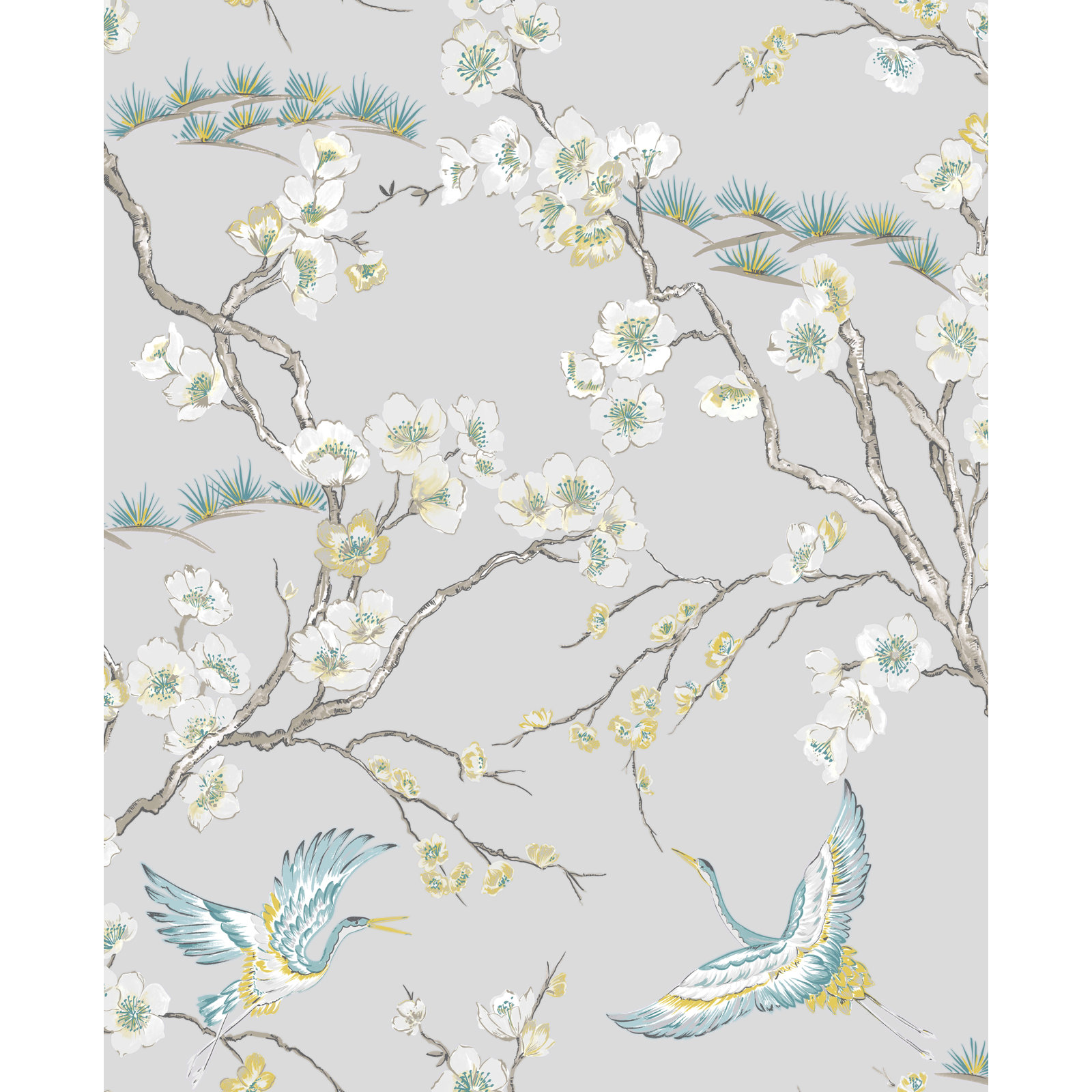 Kabuki Floral Roll, Blue