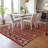 Machine Washable Indoor/Outdoor Gursevak ACN2244 Navajo Rug-722297365