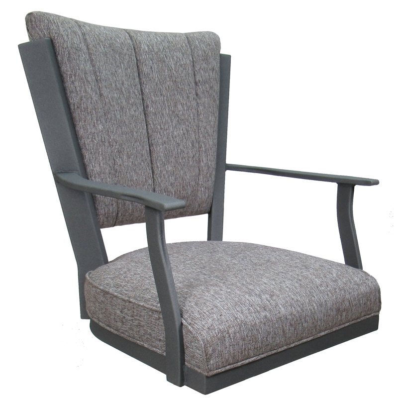 Tabourets de comptoir en métal Custom, Gris, Gris Mojave, Tabouret de comptoir (siège d'une hauteur de 26 p